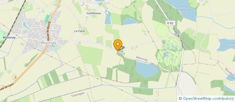 localisation de l'entreprise M M O  MIONNAY