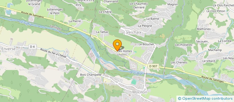 localisation de l'entreprise M.M.O.  VERCHAIX