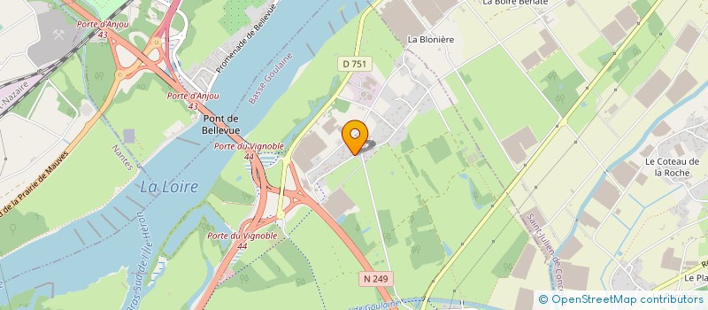localisation de l'entreprise M.M.P.C.H. à BASSE-GOULAINE
