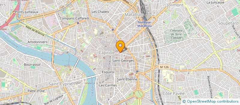 localisation de l'entreprise M&M PARTNER  TOULOUSE