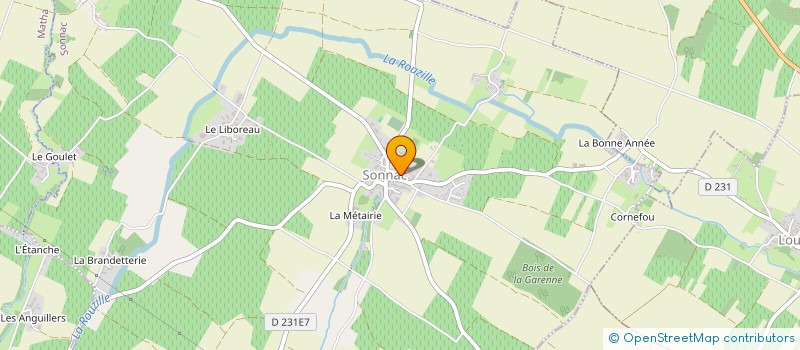 localisation de l'entreprise M M PEINTRE PLAQUISTE  SONNAC