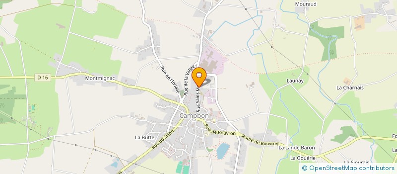 localisation de l'entreprise M M PEINTURE à CAMPBON