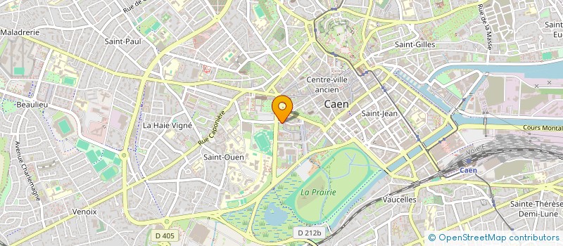 localisation de l'entreprise M.M.R.  CAEN