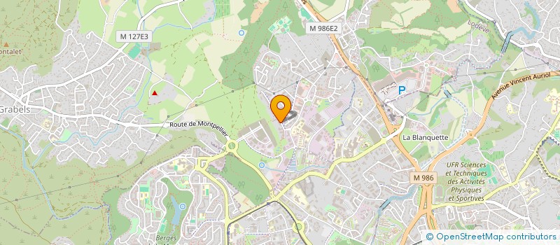 localisation de l'entreprise M.M.R.  GRABELS