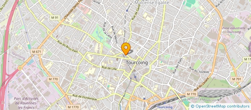 localisation de l'entreprise M.M.S à TOURCOING