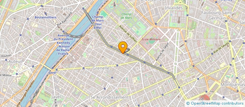 localisation de l'entreprise M.M.S.  PARIS