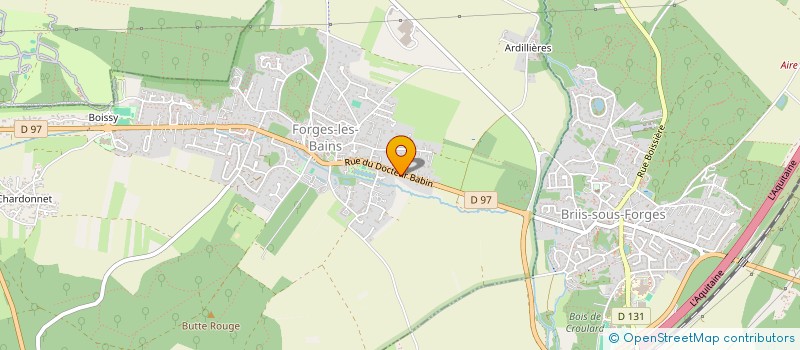 localisation de l'entreprise M&M'S  FORGES-LES-BAINS