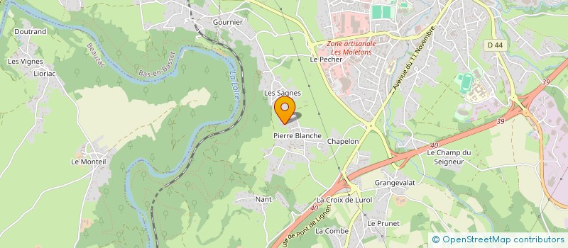 localisation de l'entreprise M&M'S  MONISTROL-SUR-LOIRE