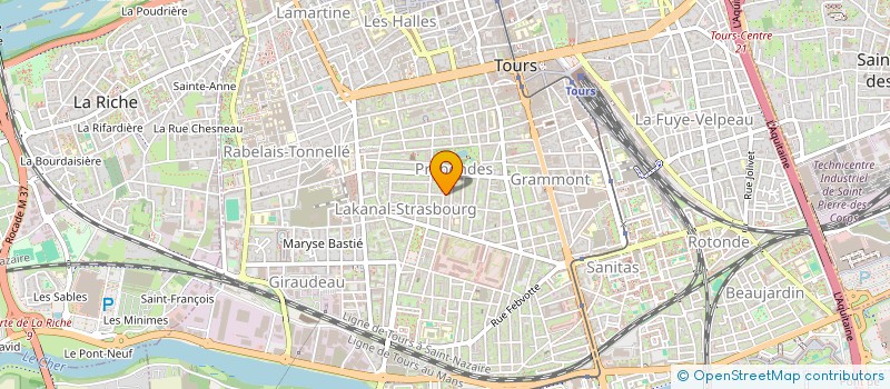 localisation de l'entreprise M&M'S BAILLARGEAULT  TOURS