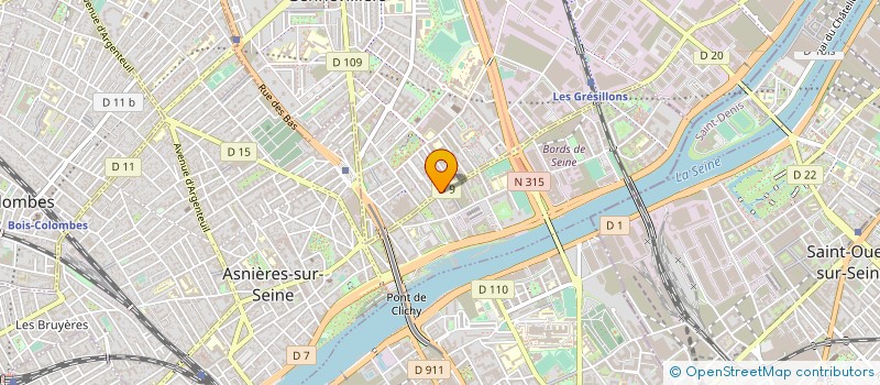 localisation de l'entreprise M M S COMPAGNY à GENNEVILLIERS