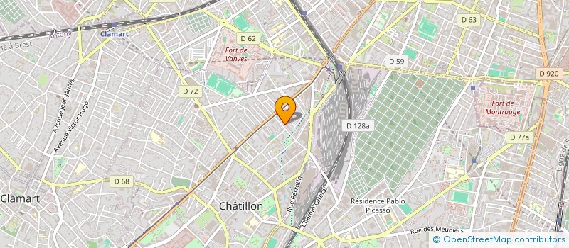 localisation de l'entreprise M&M SERVICES à CHATILLON