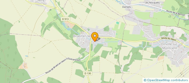 localisation de l'entreprise M.M.T.P. à BRUEIL-EN-VEXIN