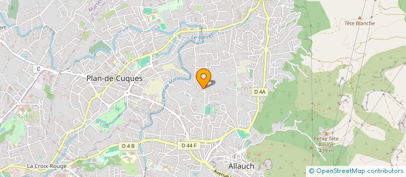localisation de l'entreprise M&M TAXI ASSOCIES à ALLAUCH