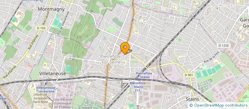 localisation de l'entreprise M.M TRANSPORTS NUMBER ONE à PIERREFITTE-SUR-SEINE