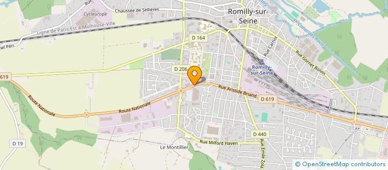 localisation de l'entreprise M MARCHE à ROMILLY-SUR-SEINE