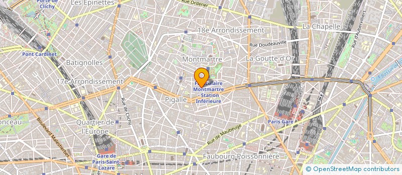 localisation de l'entreprise [M] MARIE DIEUDONNE  PARIS