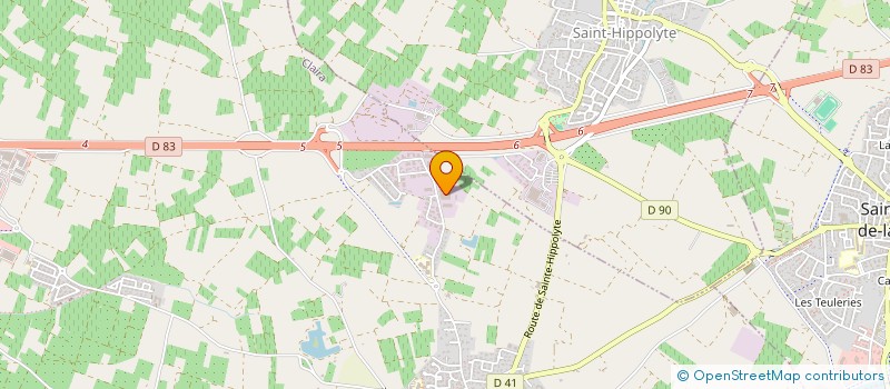 localisation de l'entreprise M+ MATERIAUX  CLAIRA