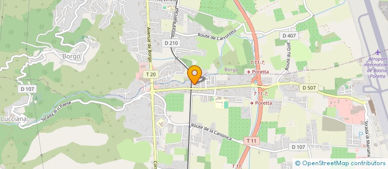 localisation de l'entreprise M MATERIAUX à LUCCIANA