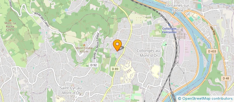 localisation de l'entreprise M'MEDIATION  COLLONGES-AU-MONT-D'OR