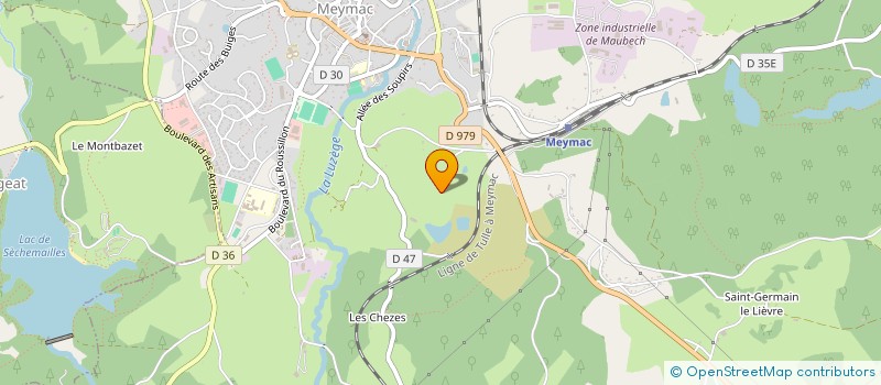 localisation de l'entreprise M & MESSINE  MEYMAC