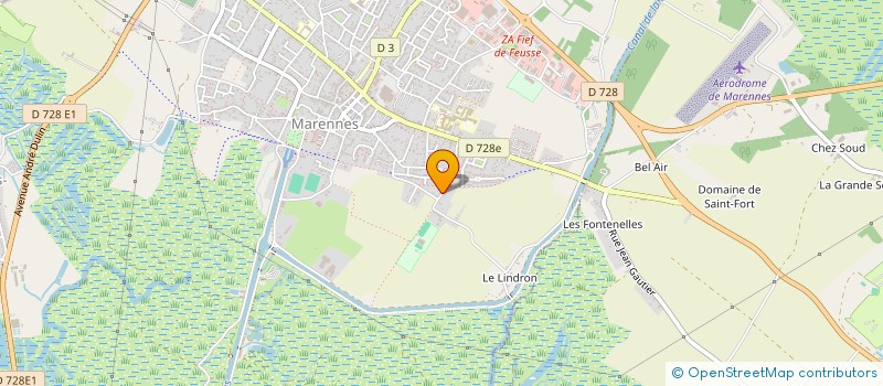 localisation de l'entreprise M. MLS.  MARENNES-HIERS-BROUAGE