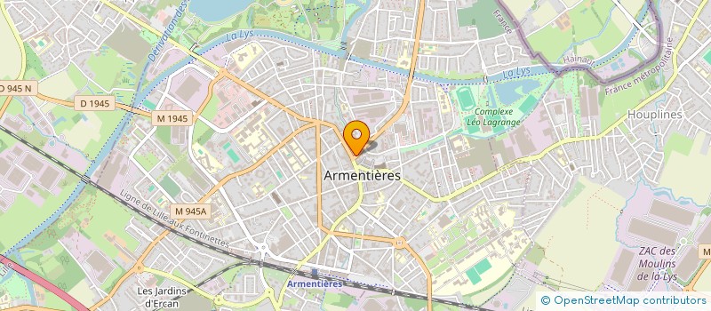 localisation de l'entreprise M. & MME CASIMIR  ARMENTIERES