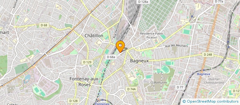 localisation de l'entreprise M. & MME CHOUFANI à BAGNEUX