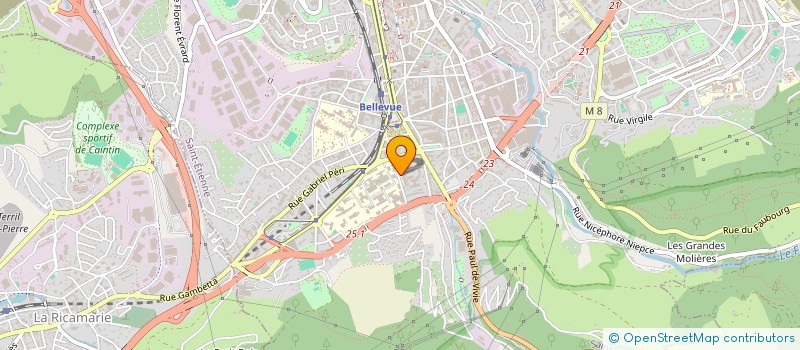 localisation de l'entreprise M MME CLEMENCON PASCAL ET FRANCOISE  SAINT-ETIENNE