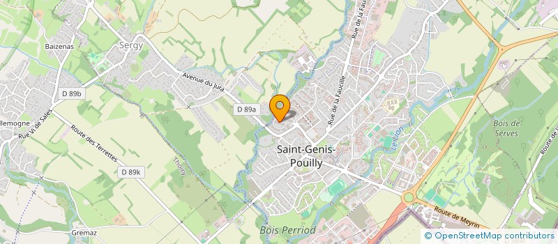 localisation de l'entreprise M. & MME GANTCHEV à SAINT-GENIS-POUILLY