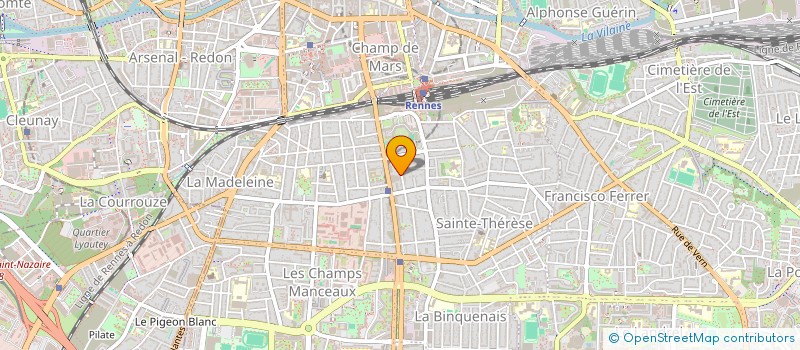 localisation de l'entreprise M. MME GRIMOUX  RENNES