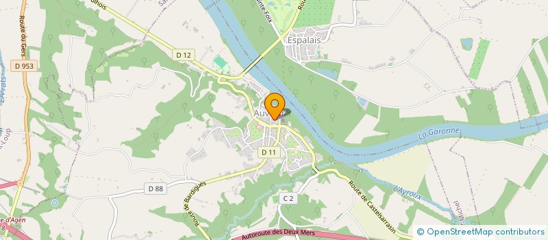 localisation de l'entreprise M MME PUECH PATRICK  DONZAC