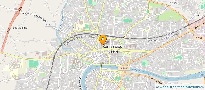 localisation de l'entreprise M MME RANDO  ROMANS-SUR-ISERE