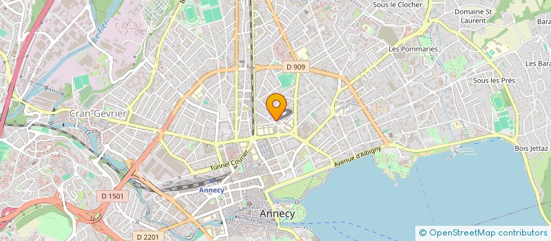 localisation de l'entreprise M. MME TOSCO STEPHANIE ET JEAN SEBASTIEN à ANNECY