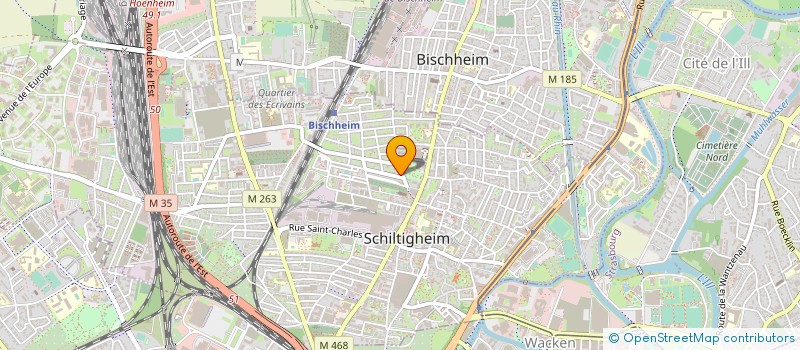 localisation de l'entreprise M. MOCKERS TRANSEX SA  SCHILTIGHEIM