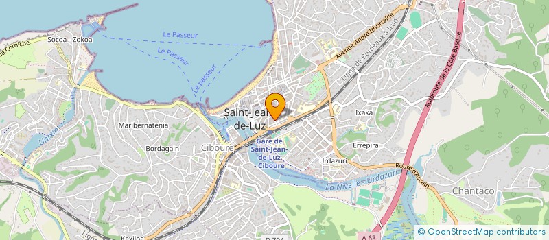 localisation de l'entreprise M-MOE à SAINT-JEAN-DE-LUZ