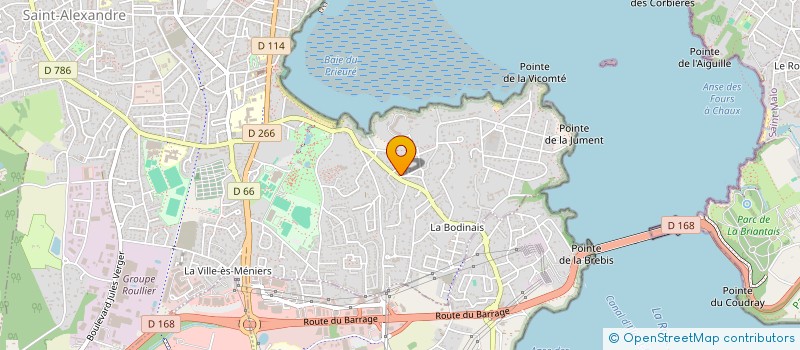 localisation de l'entreprise M MONTMARTRE à DINARD