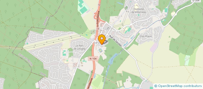 localisation de l'entreprise M MOREIRA LUCIO RODRIGUES  LESIGNY