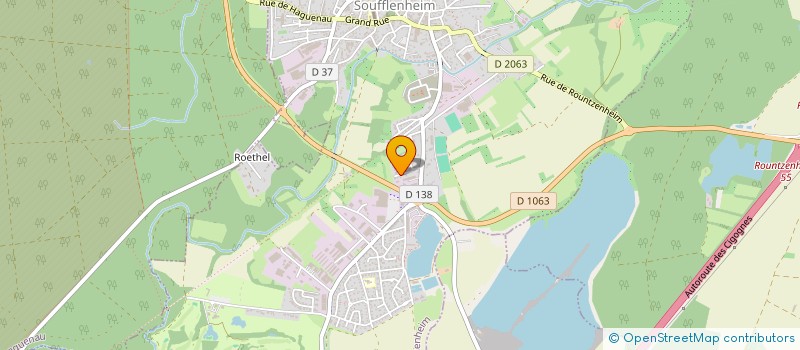 localisation de l'entreprise M.MORGENTHALER  SOUFFLENHEIM