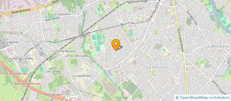 localisation de l'entreprise M MUSIC  REZE