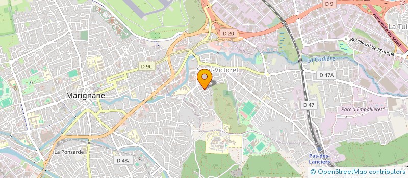 localisation de l'entreprise M&N  SAINT-VICTORET