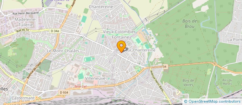 localisation de l'entreprise M.N.A  BROU-SUR-CHANTEREINE