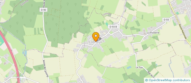 localisation de l'entreprise M.N.A à COBRIEUX