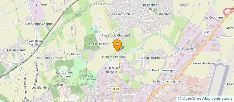 localisation de l'entreprise M.N.A.V.  NOTRE-DAME-D'OE