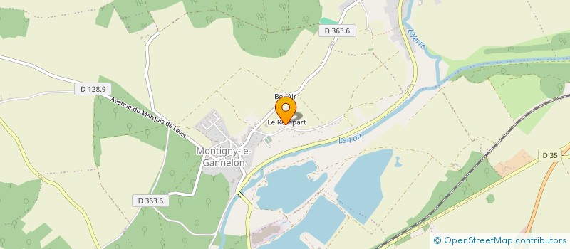 localisation de l'entreprise M.N.B. à CLOYES-LES-TROIS-RIVIERES