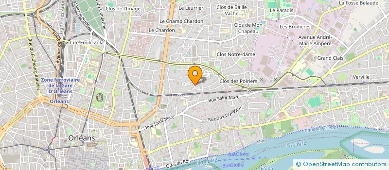 localisation de l'entreprise M'N'B TRANSPORT à ORLEANS