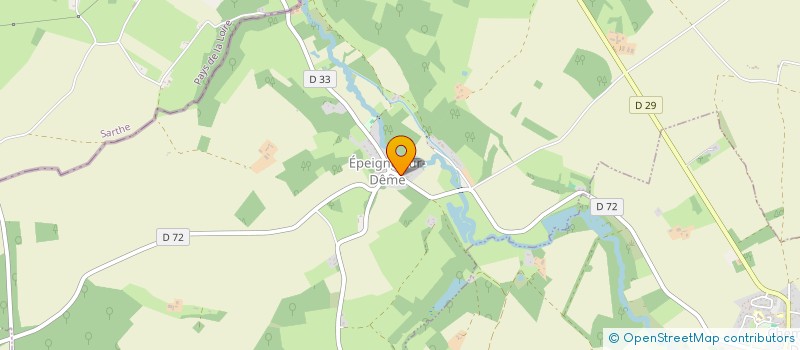 localisation de l'entreprise M.N.C.  EPEIGNE-SUR-DEME