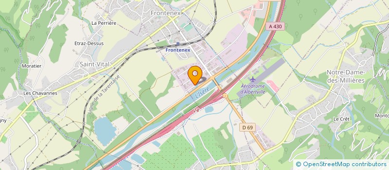 localisation de l'entreprise M.N.C  FRONTENEX