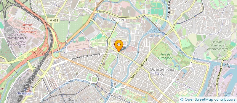 localisation de l'entreprise M N D MARKETING & DISTRIBUTION à STRASBOURG