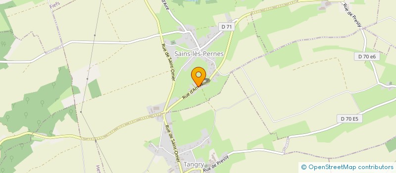 localisation de l'entreprise M.N.E. HABITAT  SAINS-LES-PERNES