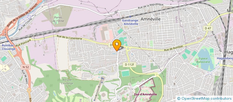 localisation de l'entreprise M N E SARL  AMNEVILLE